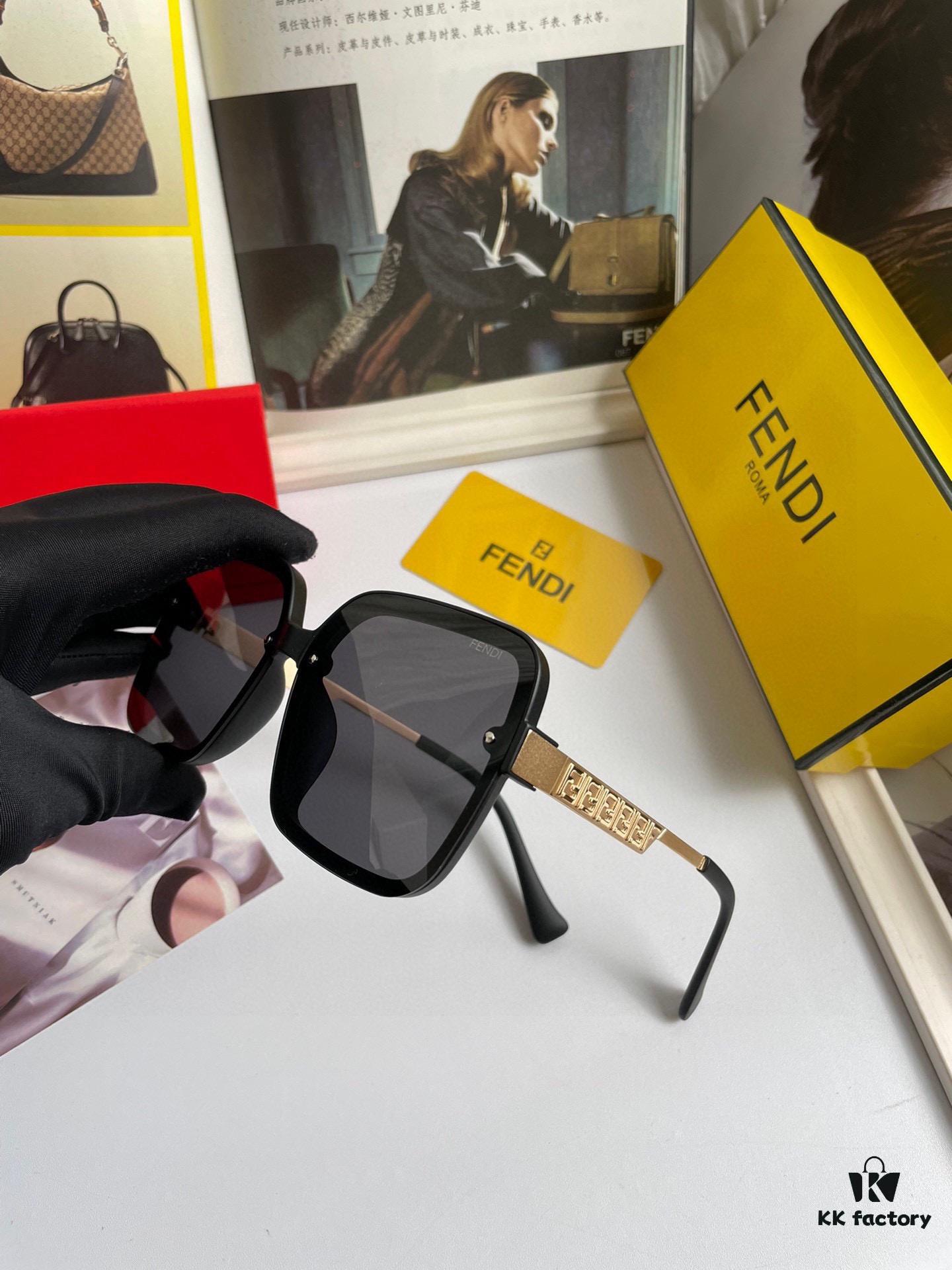 6931fd143a89a121ed54d6ed Fendi Women's Polarized Sunglasses, Fashionable Face-Framing Design, Luxury Style, Model 7233