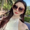 Fendi Women's Polarized Sunglasses, Fashionable Face-Framing Design, Luxury Style, Model 7233