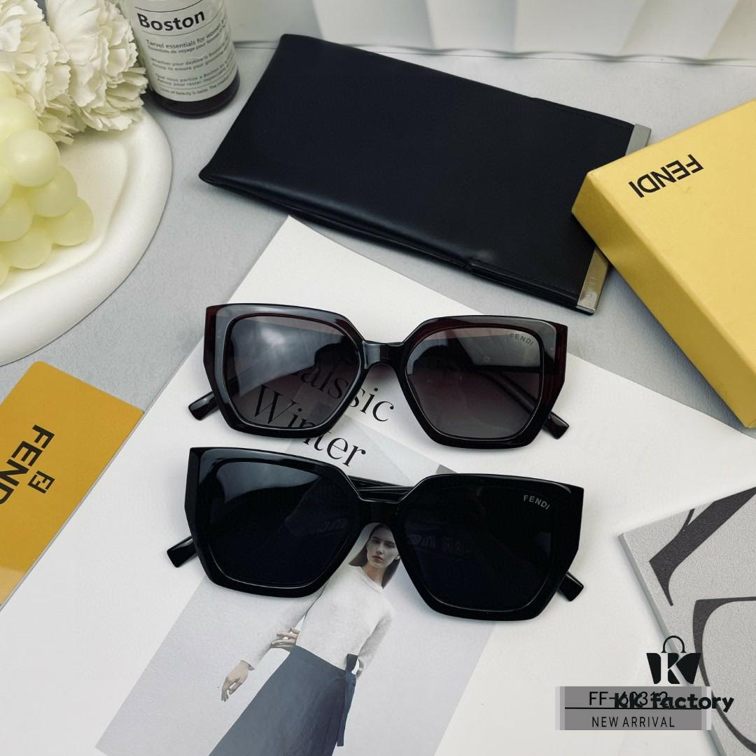 6931fd183a89a121ed54d71f FENDI Italy New Arrival Sunglasses Model 60312, Polarized TR90 Frame with Lightweight Comfort and UV Protection