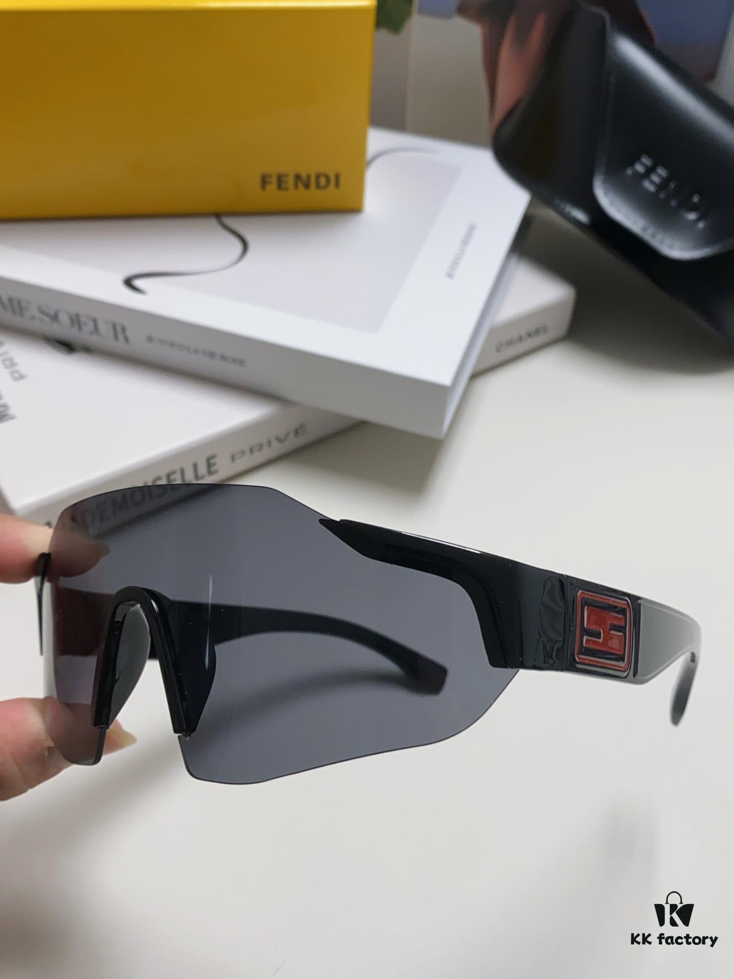 6931fd193a89a121ed54d734 Fendi Running Glasses for Cycling and Marathon Sports, Unisex Outdoor Windproof Sunglasses with Large Frame