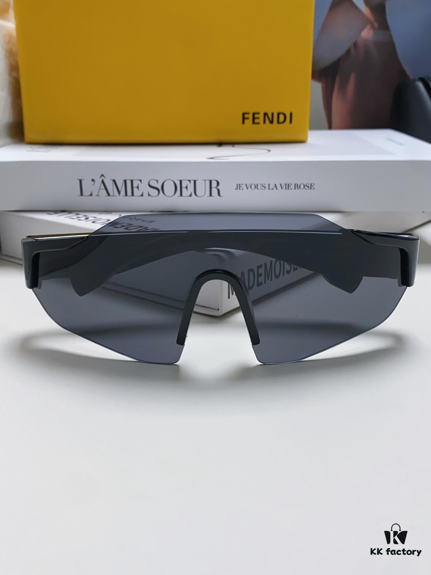 6931fd1a3a89a121ed54d735 Fendi Running Glasses for Cycling and Marathon Sports, Unisex Outdoor Windproof Sunglasses with Large Frame