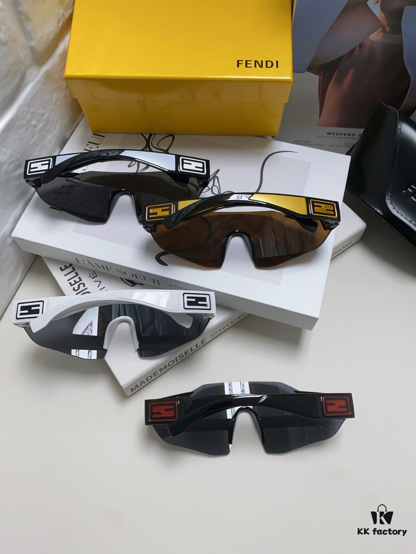 6931fd1a3a89a121ed54d737 Fendi Running Glasses for Cycling and Marathon Sports, Unisex Outdoor Windproof Sunglasses with Large Frame