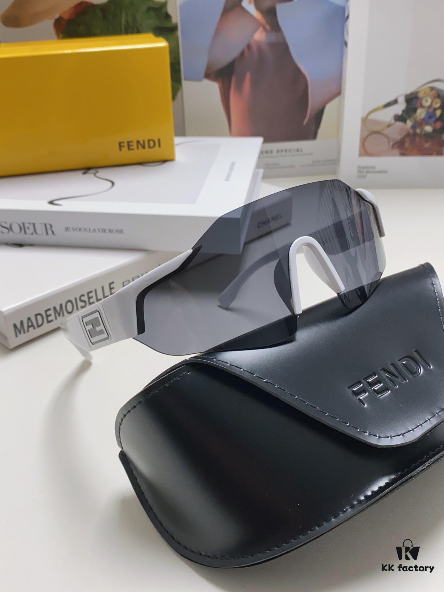 6931fd1a3a89a121ed54d740 Fendi Running Glasses for Cycling and Marathon Sports, Unisex Outdoor Windproof Sunglasses, Large-Frame Sun Protection Eyewear