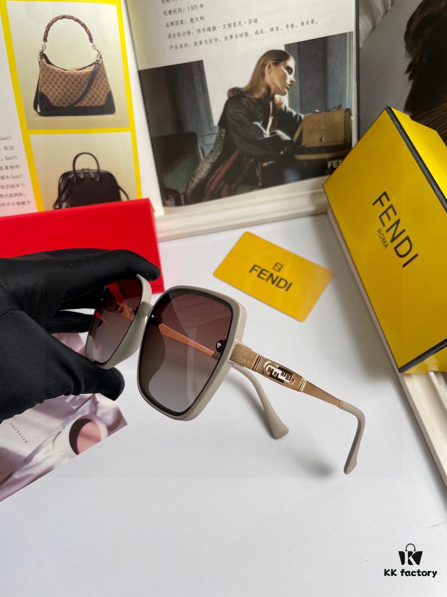 Fendi Women's Polarized Sunglasses, Fashionable Face-Framing Design, Luxury Style, Model 7233