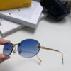 6931fd223a89a121ed54d7a5 Fendi 2024 New Arrival Metal Frameless Oval Sunglasses for Women, Stylish and Unique UV-Protective Sun Glasses Unisex