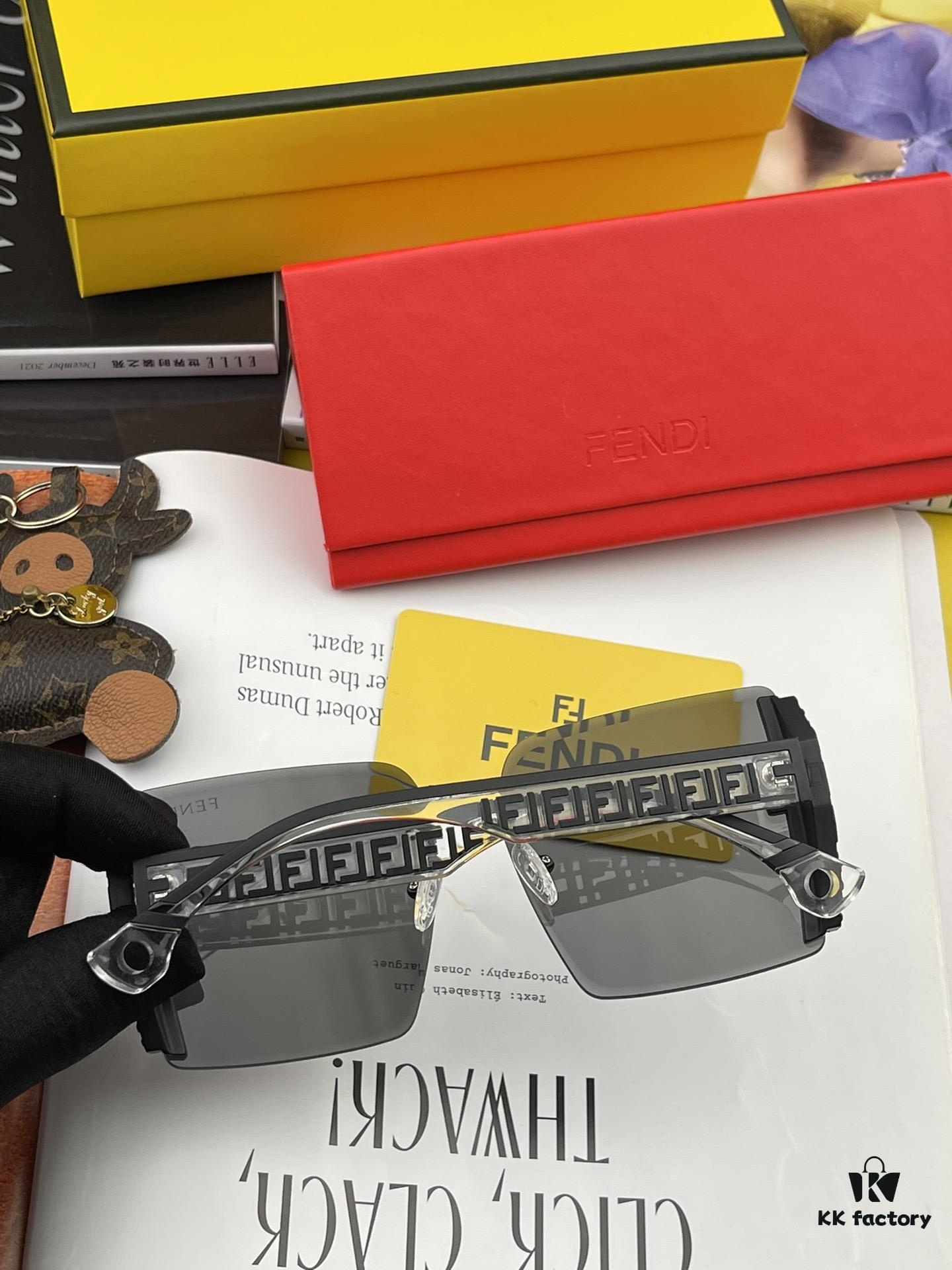 6931fd2e3a89a121ed54d836 Oversized Square Fendi 2023 Spring New Arrival Sunglasses Frame Popular Bestseller with FF Logo