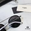 6931fd353a89a121ed54d89a FENDI Latest Official Website Synchronized FF 0025 Aviator Sunglasses Unisex Model Showcasing Brand Characteristics Dual-Tone Electroplated Frame Radiating Design High-Quality Original Order Cabinet Channel Goods Premium Details Visible Upon Close Inspection Suitable for All Face Shapes