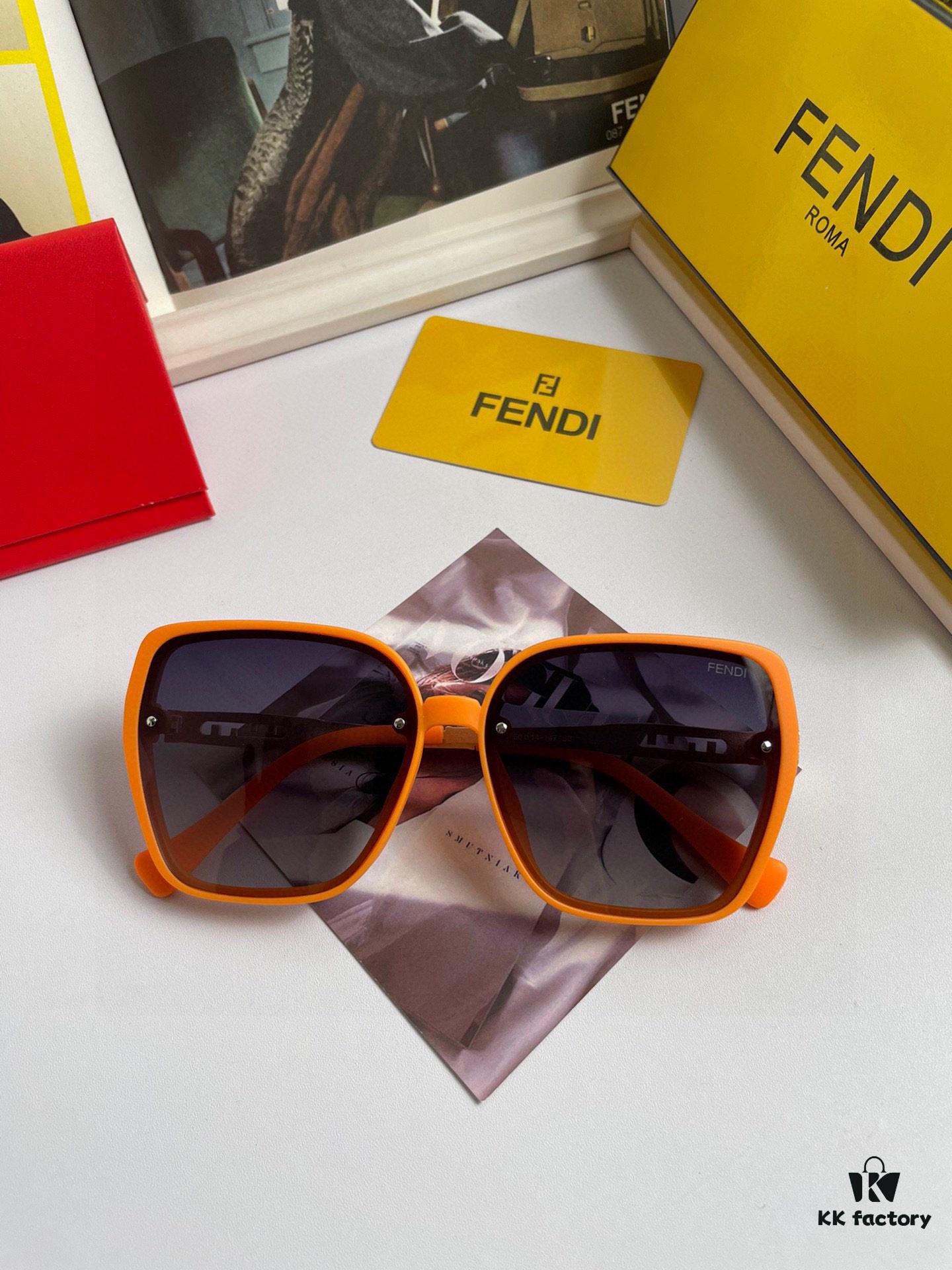6931fd3e3a89a121ed54d914 Fendi Women's Polarized Sunglasses, Fashionable Face-Framing Design, Luxury Style, Model 7233