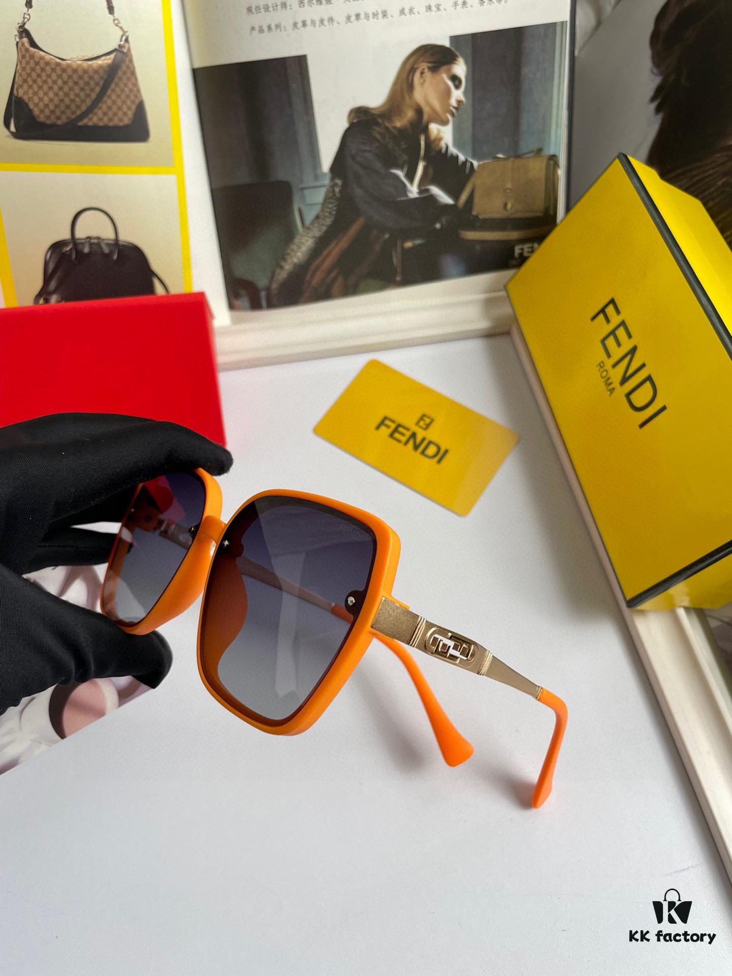 6931fd453a89a121ed54d96f Fendi Women's Polarized Sunglasses, Fashionable Face-Framing Design, Luxury Style, Model 7233