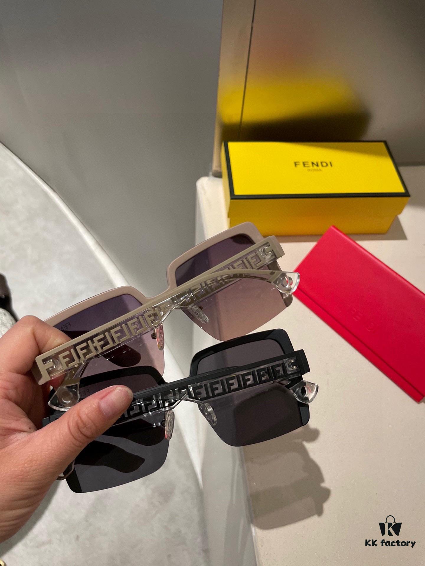 Fendi New Arrival! Women's High-Definition Thickened Polarized Sunglasses 🕶️, High-Quality TR-90 Frame, Stylish and Versatile