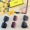 6931fd4c3a89a121ed54d9cd Fendi New Retro Oversized Square Sunglasses for Women, Fashionable European and American Style Street Snap Celebrity Sun Glasses