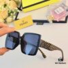 6931fd4c3a89a121ed54d9cf Fendi New Retro Oversized Square Sunglasses for Women, Fashionable European and American Style Street Snap Celebrity Sun Glasses