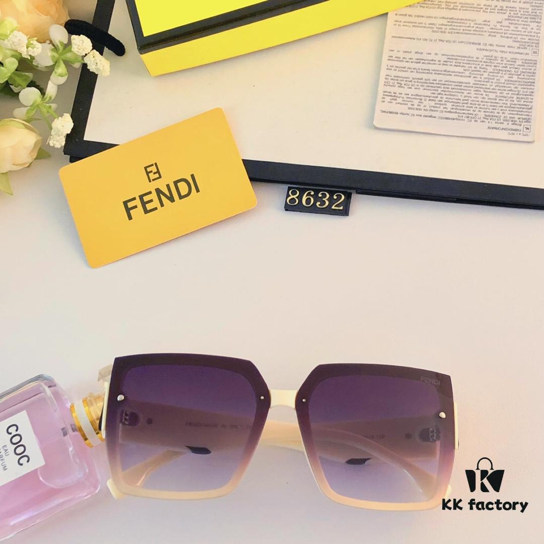 6931fd4d3a89a121ed54d9d4 Fendi New Retro Oversized Square Sunglasses for Women, Fashionable European and American Style Street Snap Celebrity Sun Glasses