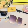 6931fd4d3a89a121ed54d9d5 Fendi New Retro Oversized Square Sunglasses for Women, Fashionable European and American Style Street Snap Celebrity Sun Glasses