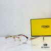6931fd583a89a121ed54da73 FENDI Model: FE4075 Small Diamond-Embedded Frameless Eyeglasses Sunglasses Size: 57-19-145