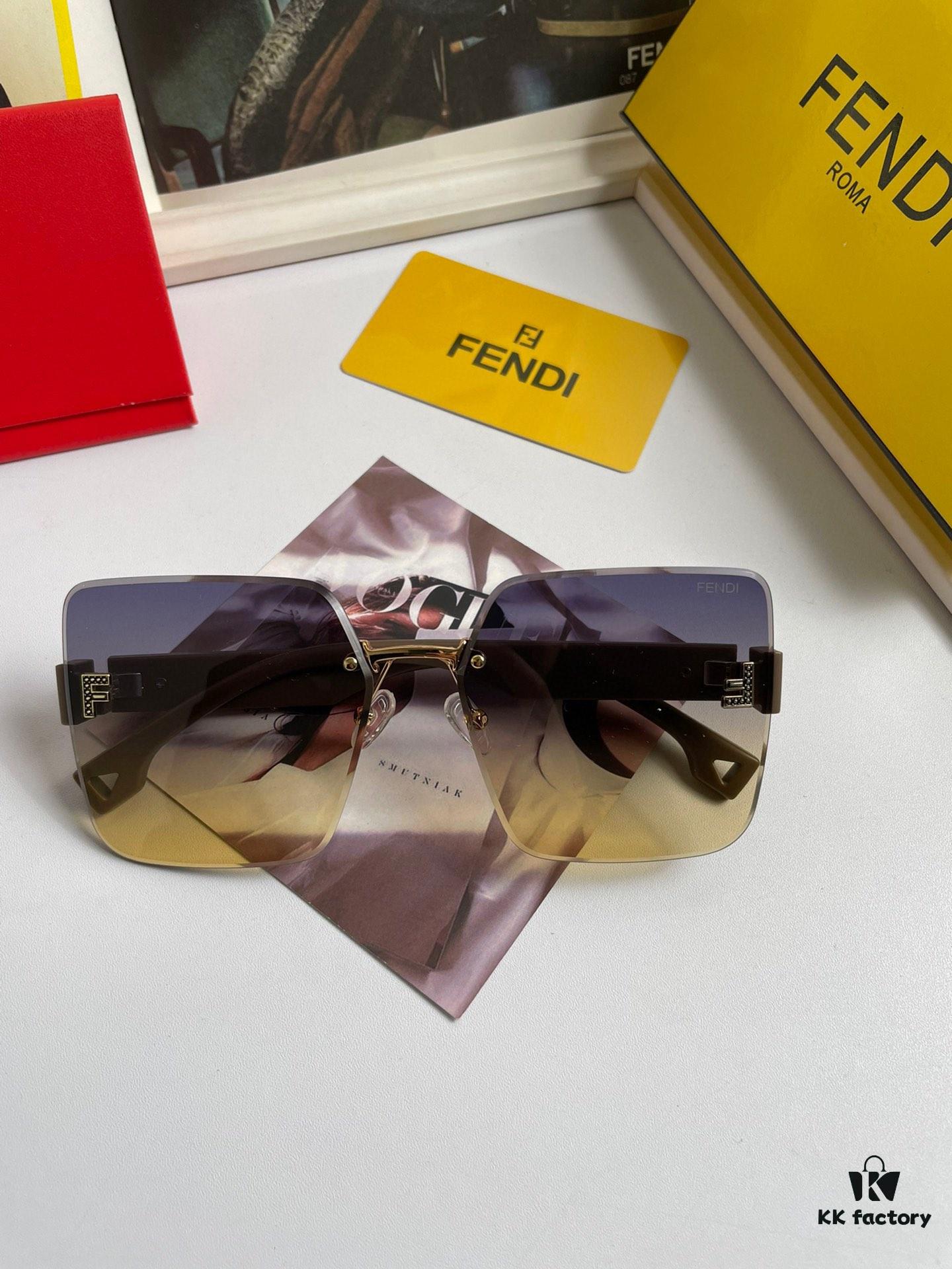 6931fd5a3a89a121ed54da83 Fendi FENDI Women's Sunglasses with High-Definition Nylon Lenses, Fashionable Face-Framing Design, Stylish and Trendy