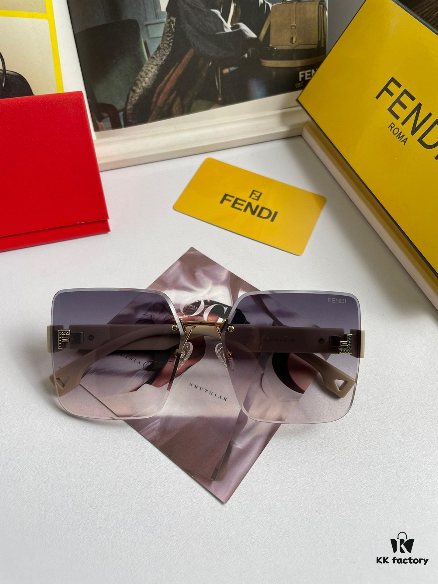 6931fd5a3a89a121ed54da85 Fendi FENDI Women's Sunglasses with High-Definition Nylon Lenses, Fashionable Face-Framing Design, Stylish and Trendy