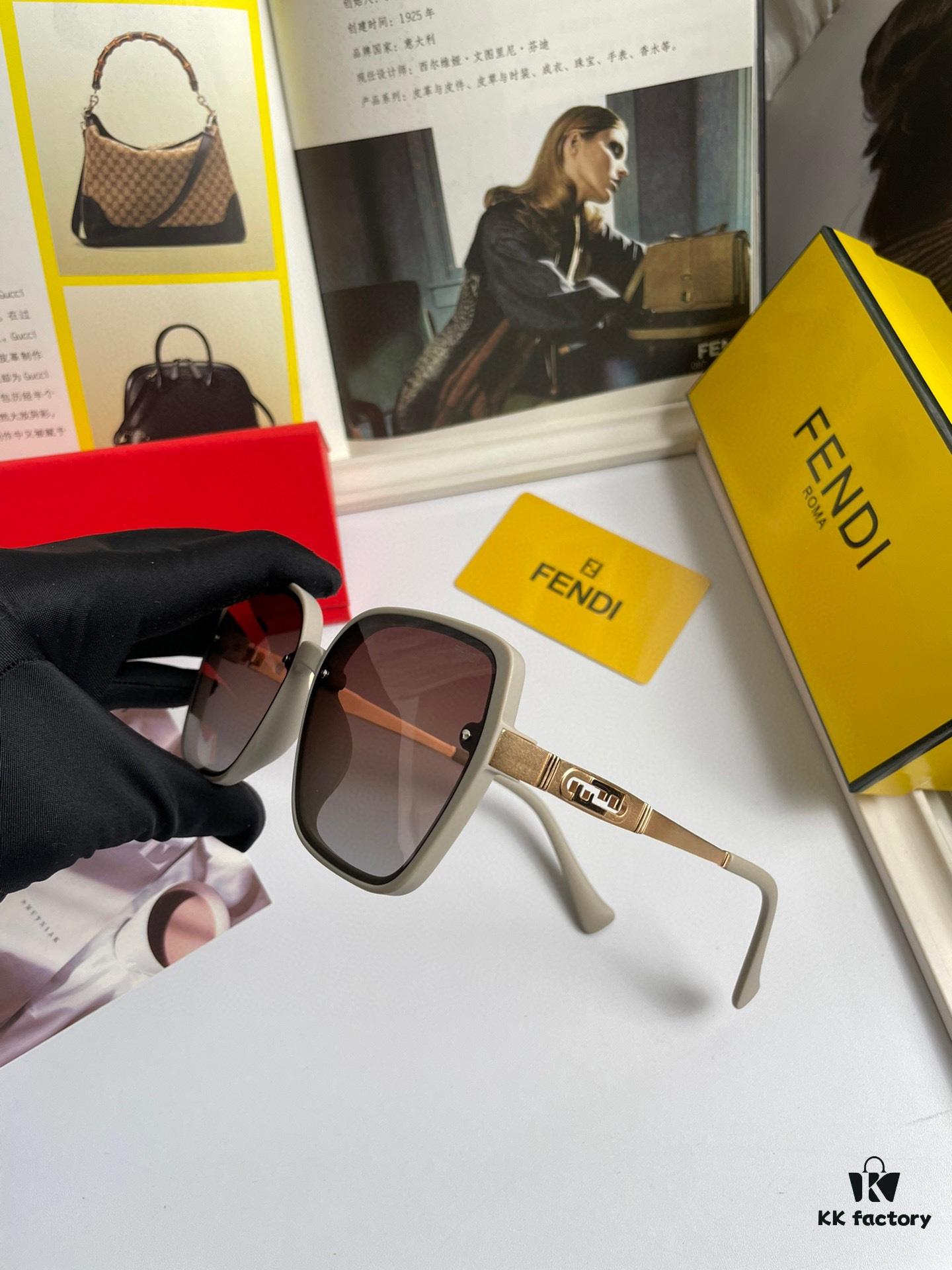 6931fd5b3a89a121ed54da90 Fendi Women's Polarized Sunglasses, Fashionable Face-Framing Design, Luxury Style, 7233 Eyewear