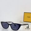 Fendi Folding Sunglasses with Logo Subtle Pattern