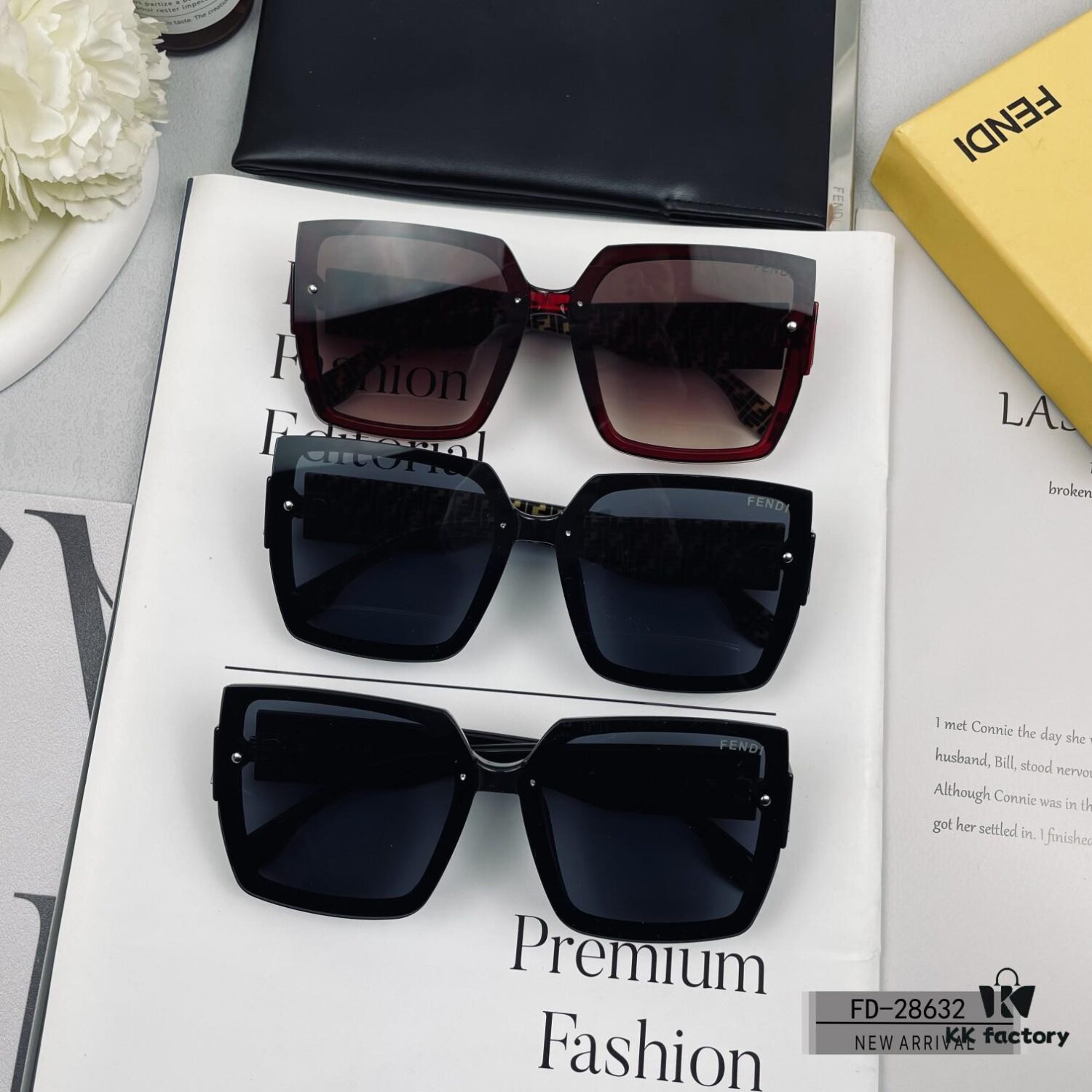 6931fd5c3a89a121ed54daa7 FENDI Italy | New Arrival Sunglasses Model 28632 with Polarized Lenses, Lightweight TR90 Frame, Fashionable and Luxurious Design for Travel, Driving, and Everyday Wear