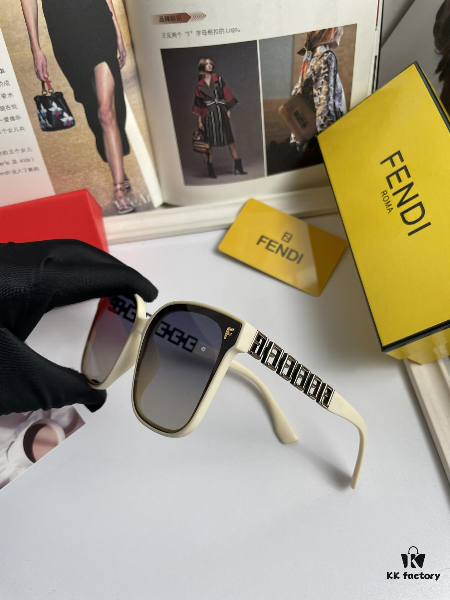 6931fd5e3a89a121ed54dabe New Arrival: FENDI Women's Polarized Sunglasses with TR Frame, Imported POLAROID High-Definition Polarized Lenses, Metal Logo on Temples, Luxury Custom Design, Stylish and Elegant, Essential for Travel and Driving