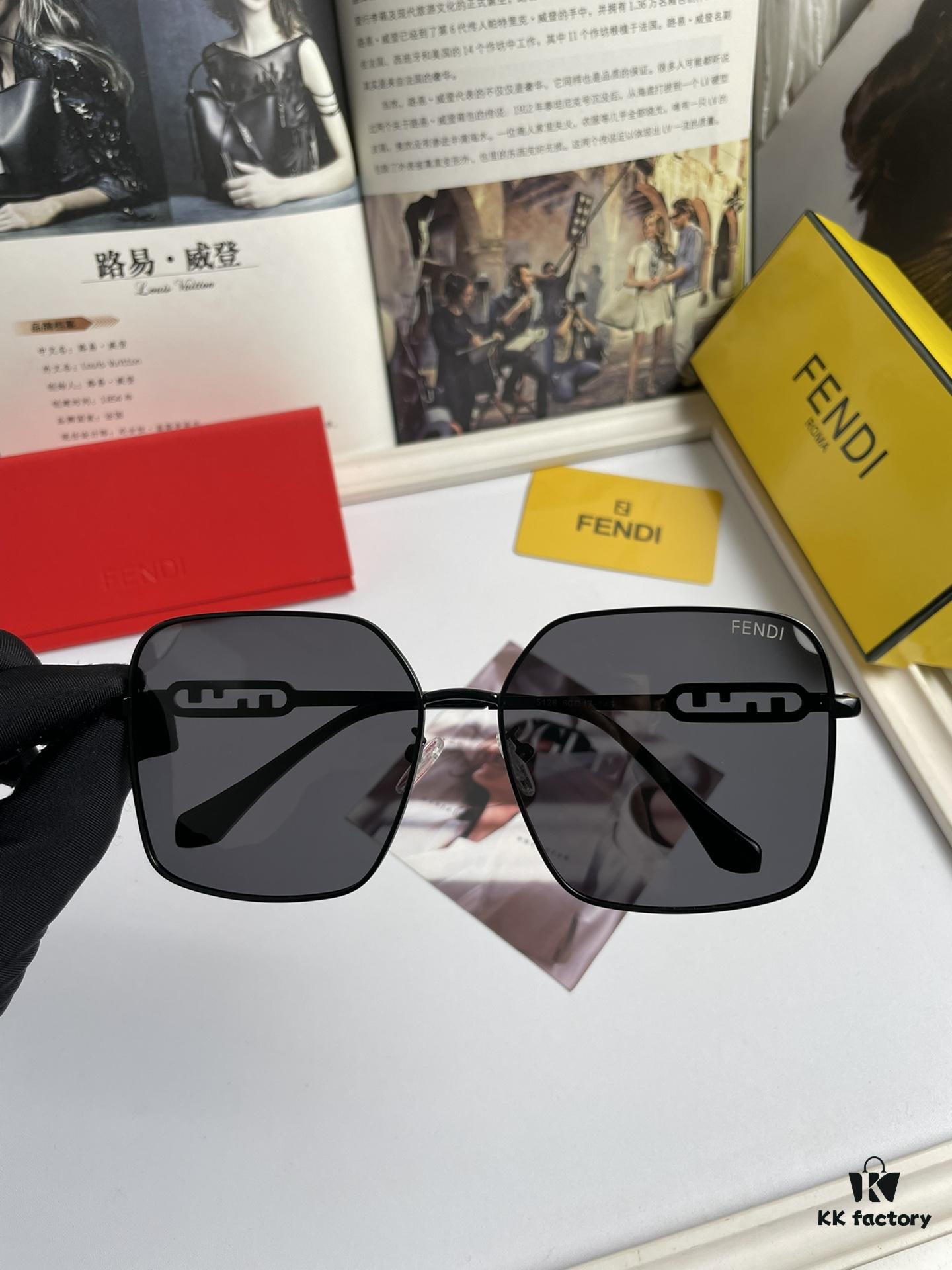 6931fd5e3a89a121ed54dac2 New Fendi Women's Polarized Sunglasses, Fashionable Face-Framing Design, Luxury Style