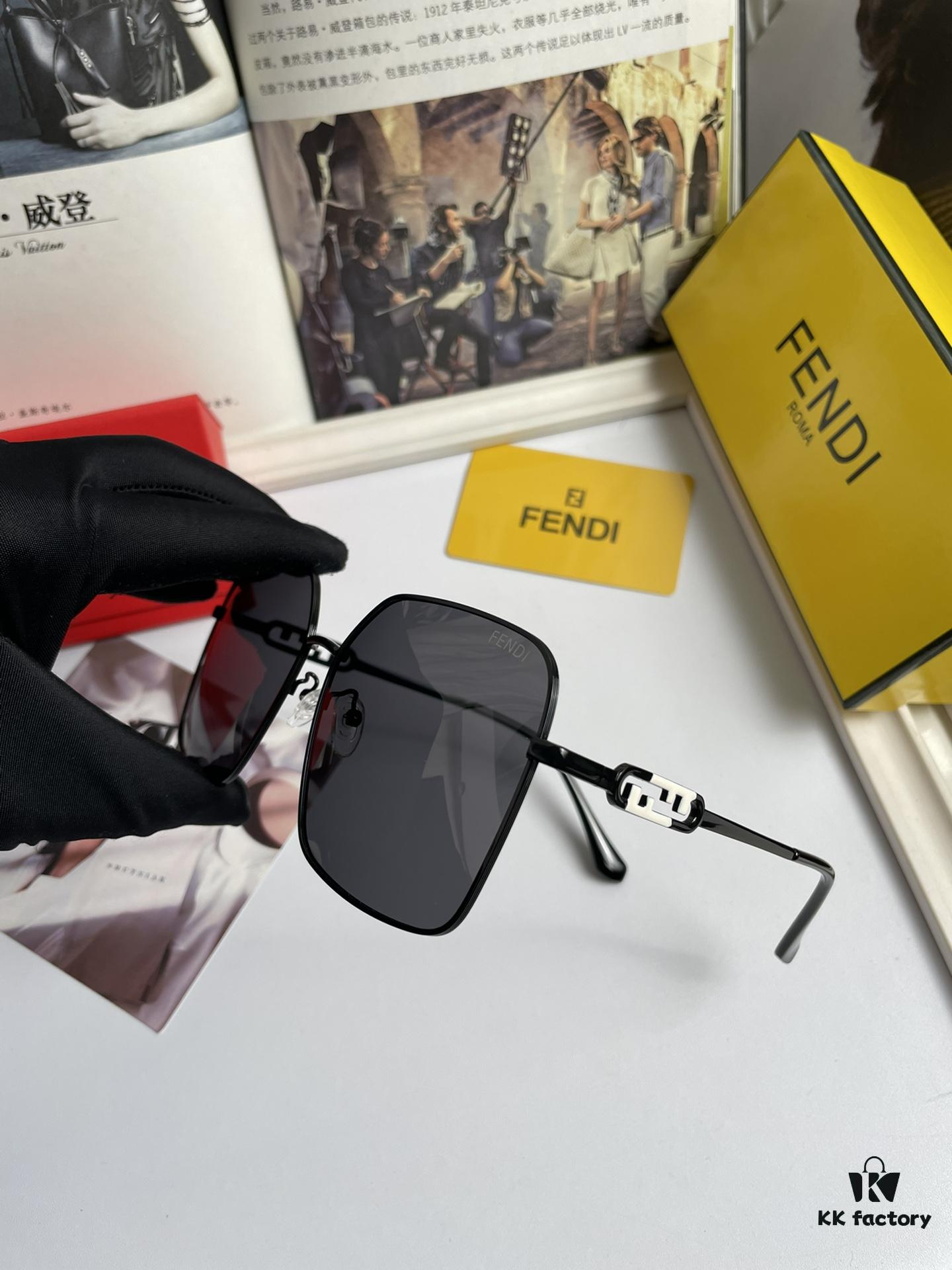 6931fd5f3a89a121ed54dac7 New Fendi Women's Polarized Sunglasses, Fashionable Face-Framing Design, Luxury Style