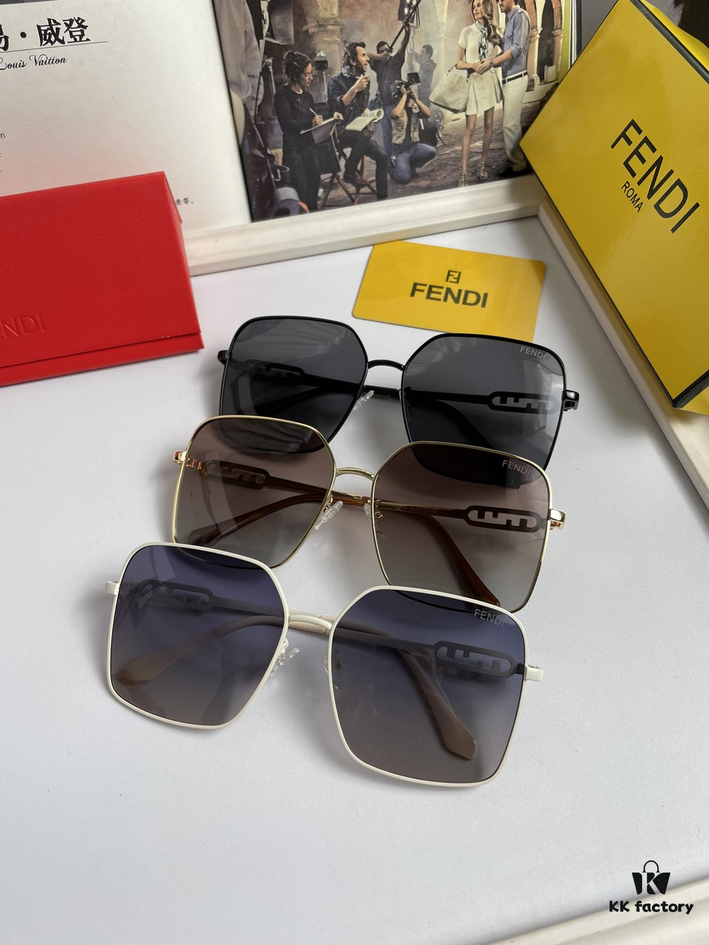 6931fd5f3a89a121ed54dac8 New Fendi Women's Polarized Sunglasses, Fashionable Face-Framing Design, Luxury Style