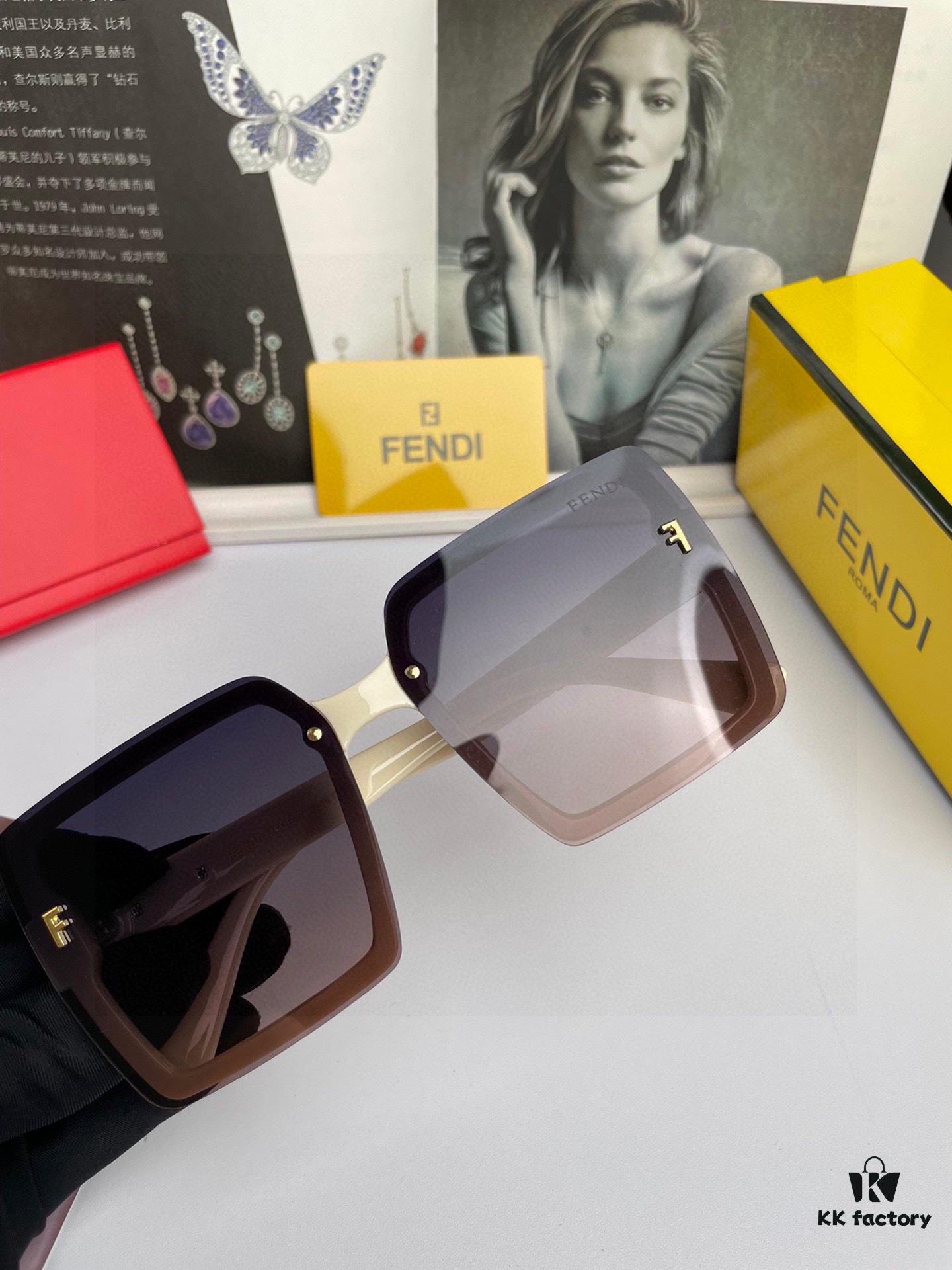 6931fd603a89a121ed54dad8 New Arrival: FENDI Women's Polarized Sunglasses, TR Frame with Imported Pola Vision HD Lenses, Metal Logo on Temples, High-End Custom Design, Stylish and Essential for Travel and Driving