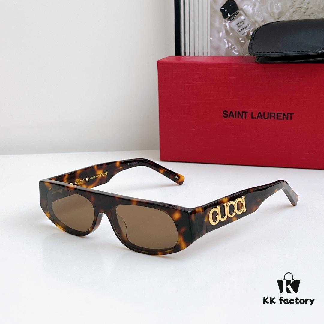 6931fd603a89a121ed54dadd 135 GUCCI High-Version Solid Flat Mirror Lens, Model: GG1771, True-to-Original Fit, Size: 51-16-140
