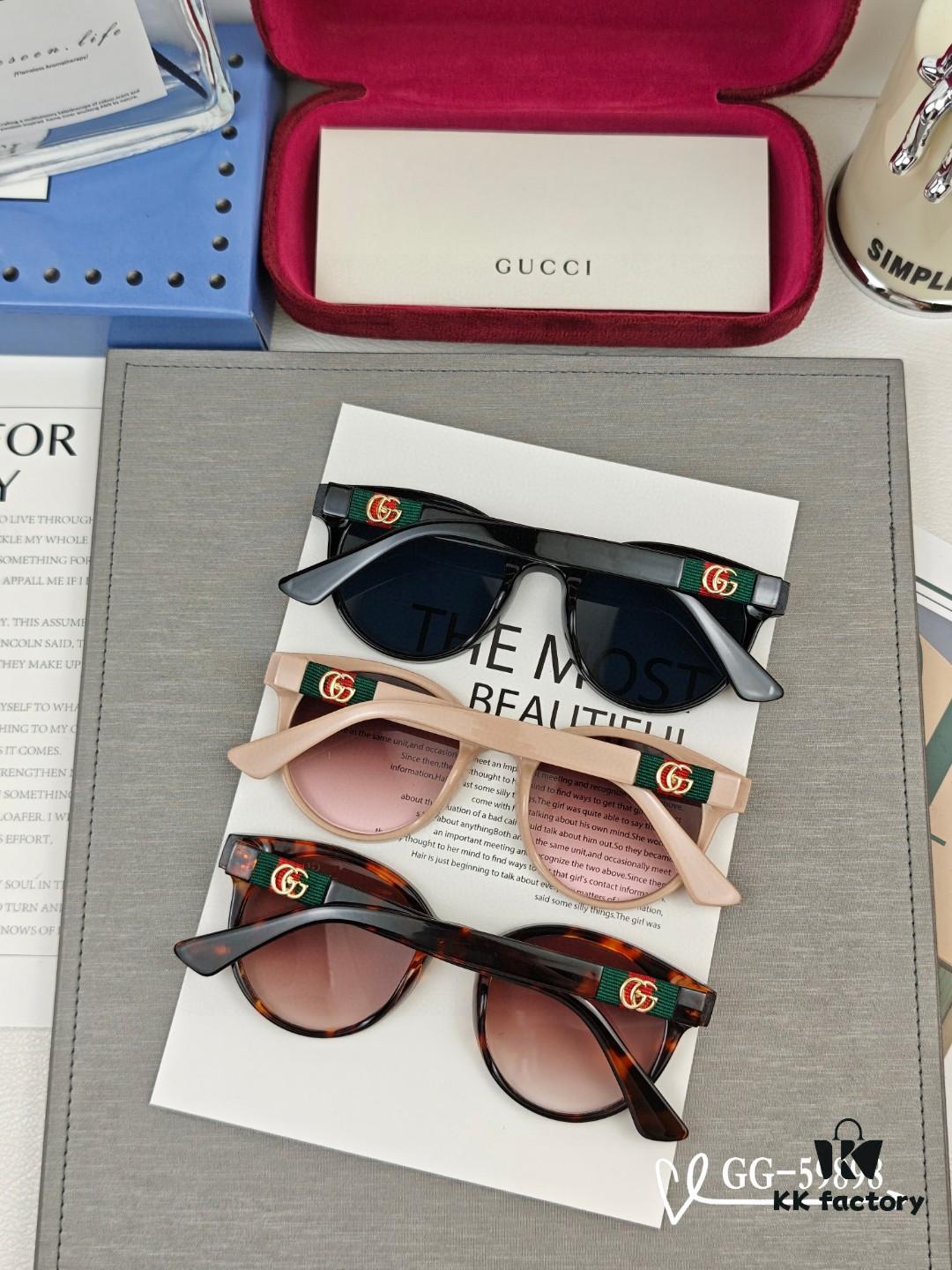 GUCCI Italy - Polarized TR Lightweight Sunglasses with HD Resin Lenses, Model: 59898