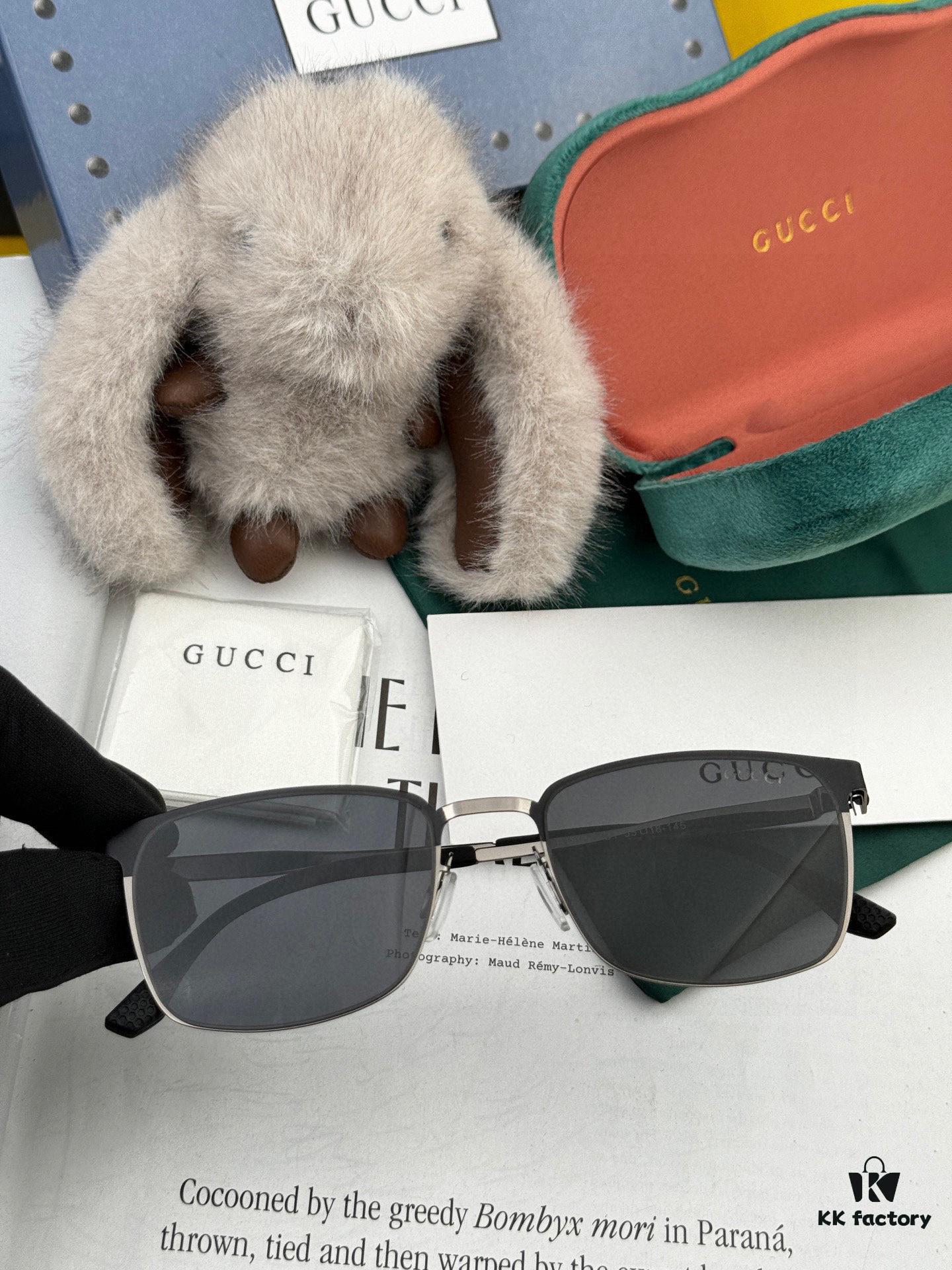 6931fd693a89a121ed54db5a GUCCI 2025 New Unisex Polygonal Sunglasses G31805, Electroplated Finish, Non-Fading, Ultra-Lightweight and Highly Elastic Frame Without Screws, Crush-Resistant Design, HD Nylon Lenses, Premium Craftsmanship, Original Materials, Stylish and Universal Fit