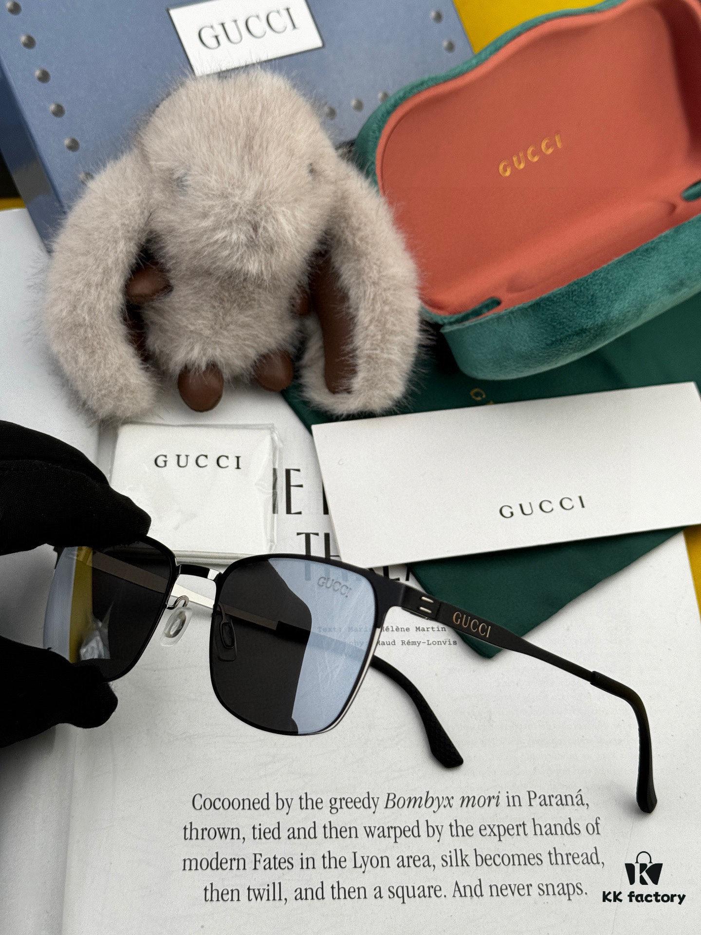 6931fd6a3a89a121ed54db5e GUCCI 2025 New Unisex Polygonal Sunglasses G31805, Electroplated Finish, Non-Fading, Ultra-Lightweight and Highly Elastic Frame Without Screws, Crush-Resistant Design, HD Nylon Lenses, Premium Craftsmanship, Original Materials, Stylish and Universal Fit