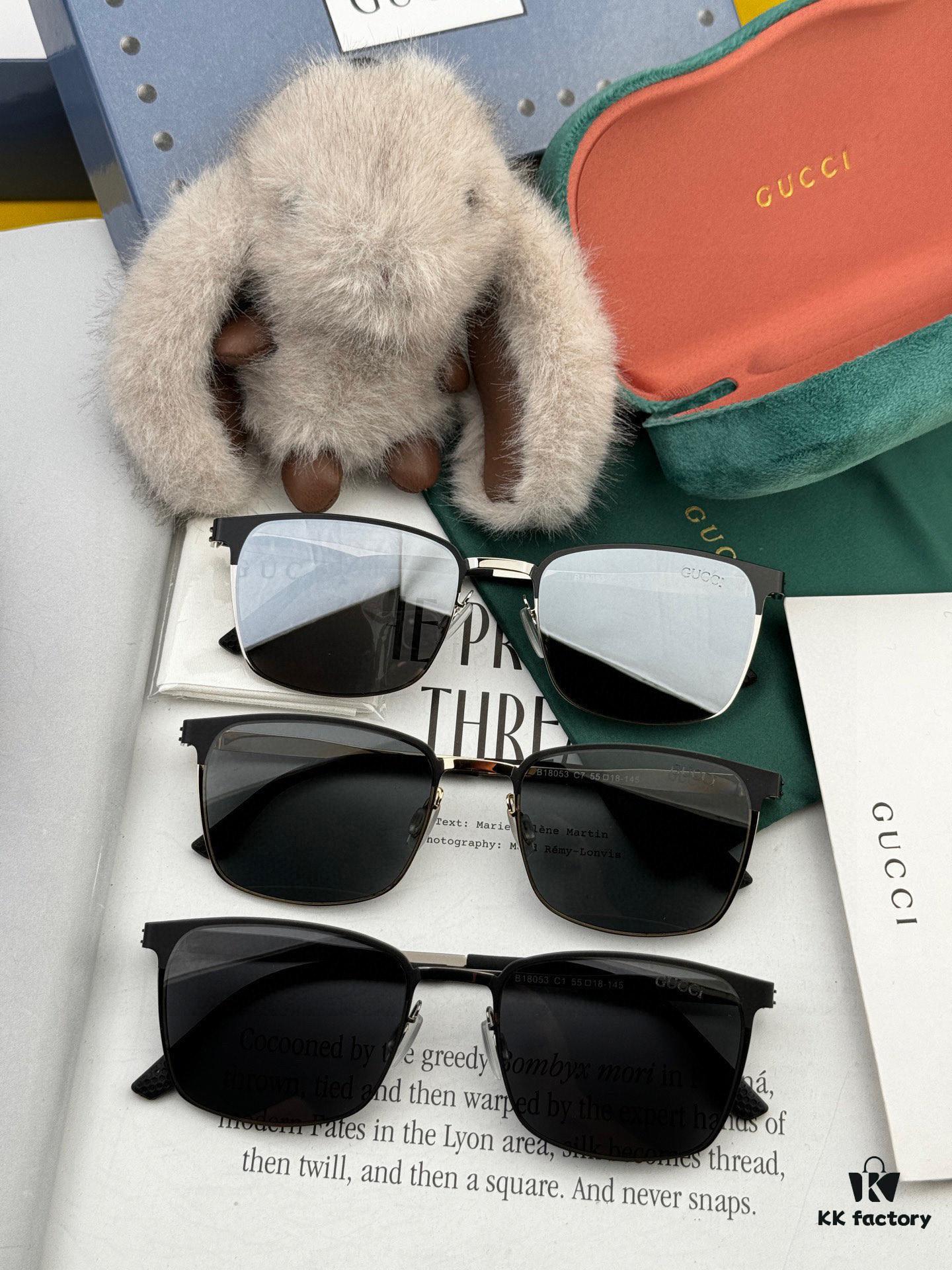 6931fd6a3a89a121ed54db61 GUCCI 2025 New Unisex Polygonal Sunglasses G31805, Electroplated Finish, Non-Fading, Ultra-Lightweight and Highly Elastic Frame Without Screws, Crush-Resistant Design, HD Nylon Lenses, Premium Craftsmanship, Original Materials, Stylish and Universal Fit