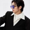 GUCCI 2025 New Unisex Polygonal Sunglasses G41805, Electroplated Finish, Non-Fading, Ultra-Lightweight and Highly Elastic Frame, Screw-Free Design, Unbreakable, HD Nylon Lenses, Premium Craftsmanship, Original Materials, Stylish and Versatile for Casual Wear