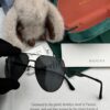 GUCCI 2025 New Unisex Polygonal Sunglasses G41805, Electroplated Finish, Non-Fading, Ultra-Lightweight and Highly Elastic Frame, Screw-Free Design, Unbreakable, HD Nylon Lenses, Premium Craftsmanship, Original Materials, Stylish and Versatile for Casual Wear