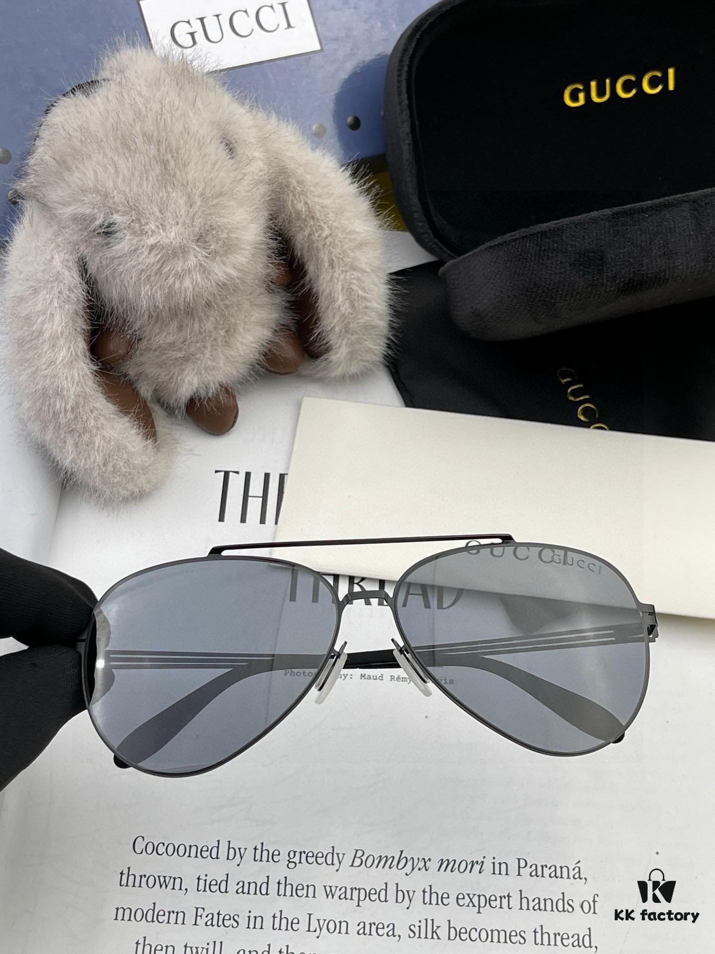 6931fd6c3a89a121ed54db7f GUCCI Men's Colorful Pilot Polarized Sunglasses
