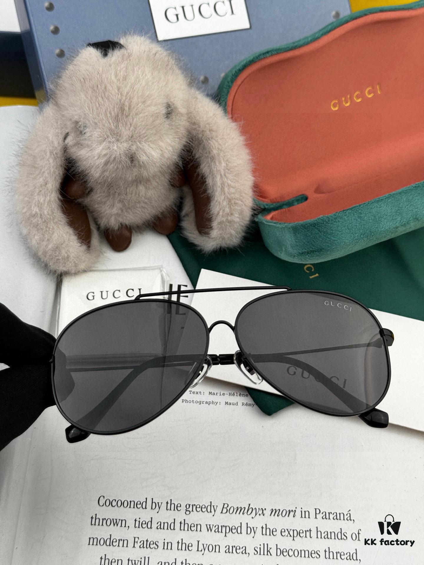 6931fd6e3a89a121ed54db9c Gucci High-Quality Unisex Sunglasses, Polarized Imported Polaroid Lenses, Aviator Style, UV Protection, Slimming Design for Driving and Fishing, Korean Fashion Men's Oversized Pilot Sunglasses Model: G2203