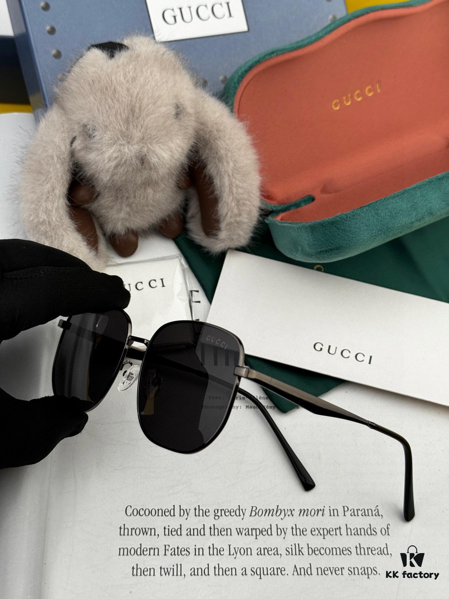 6931fd713a89a121ed54dbc1 Gucci High-Quality Unisex Sunglasses with Imported Polarized Lenses, Stylish Oversized Aviator Design for Driving and Fishing, UV Protection