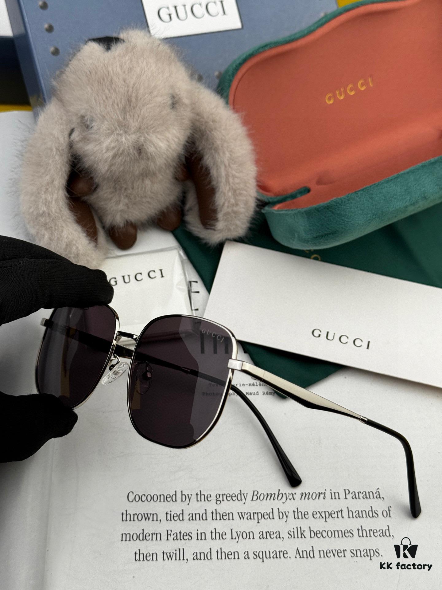 6931fd713a89a121ed54dbc2 Gucci High-Quality Unisex Sunglasses with Imported Polarized Lenses, Stylish Oversized Aviator Design for Driving and Fishing, UV Protection