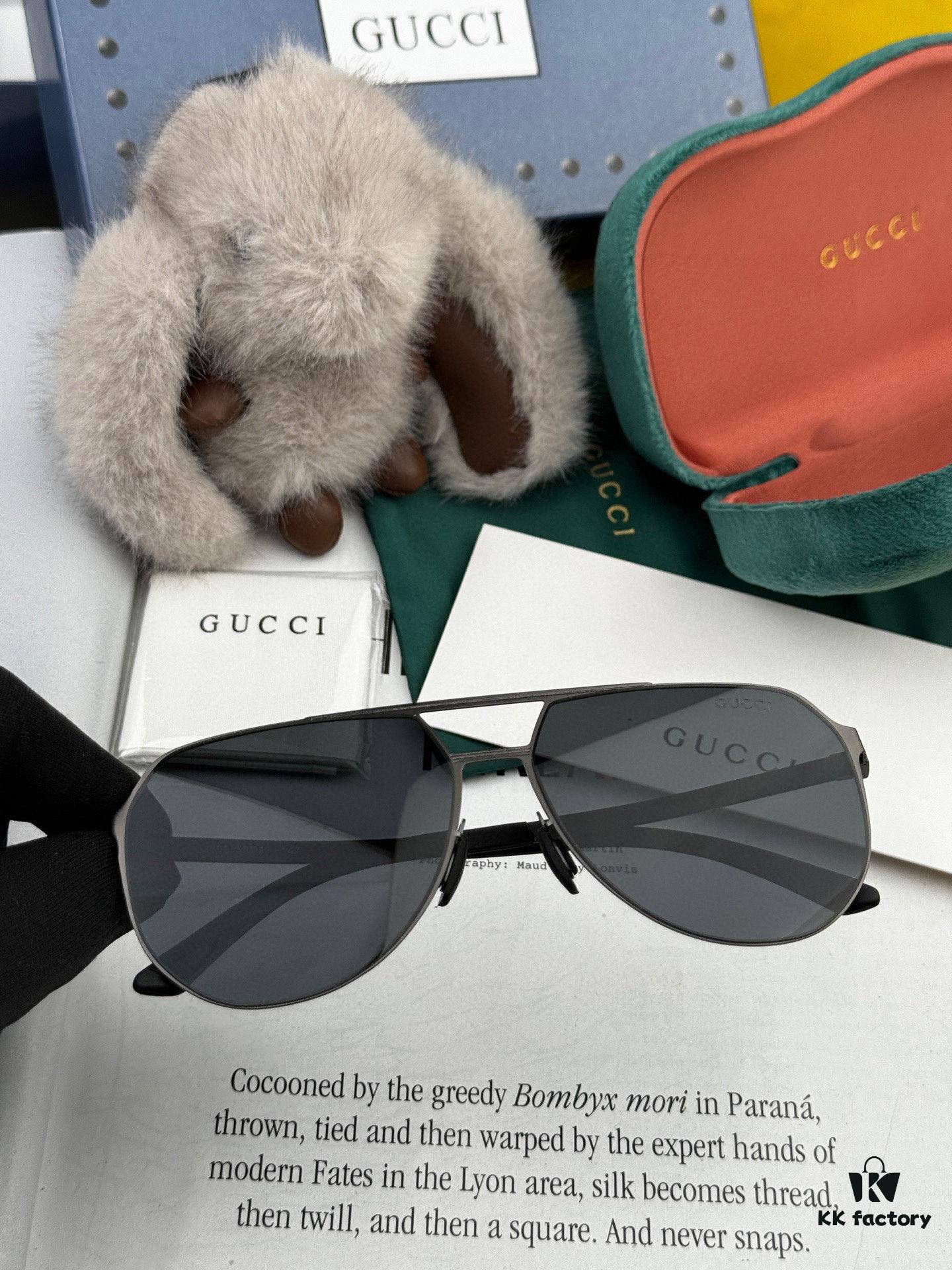 6931fd743a89a121ed54dbeb GUCCI Men's Colorful Pilot Polarized Sunglasses