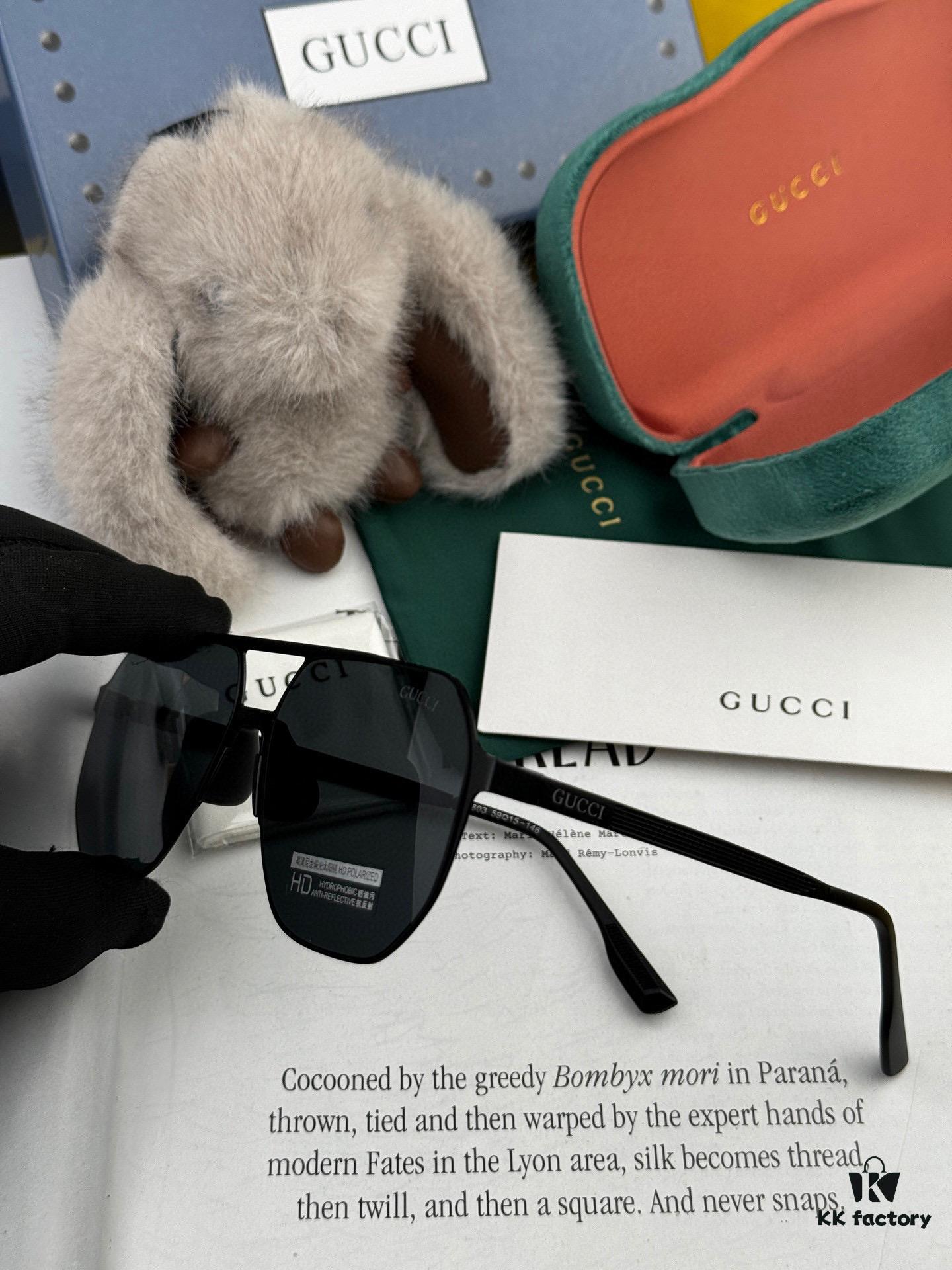 6931fd753a89a121ed54dbf9 GUCCI Men's Colorful Pilot Polarized Sunglasses