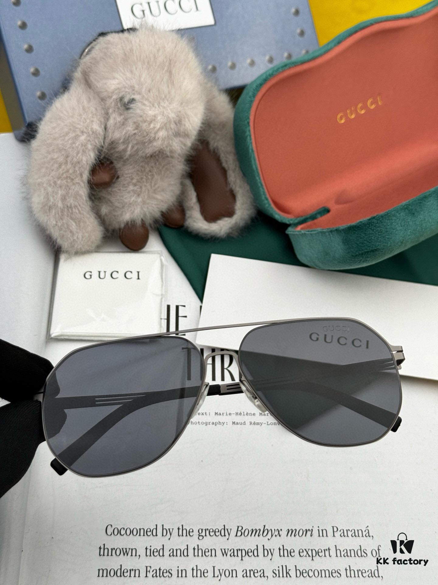6931fd763a89a121ed54dbfd GUCCI 2025 New Unisex Polygonal Sunglasses G911, Electroplated Finish, Ultra-Lightweight and Highly Elastic Frame, Screw-Free Design, Unbreakable, High-Definition Nylon Lenses