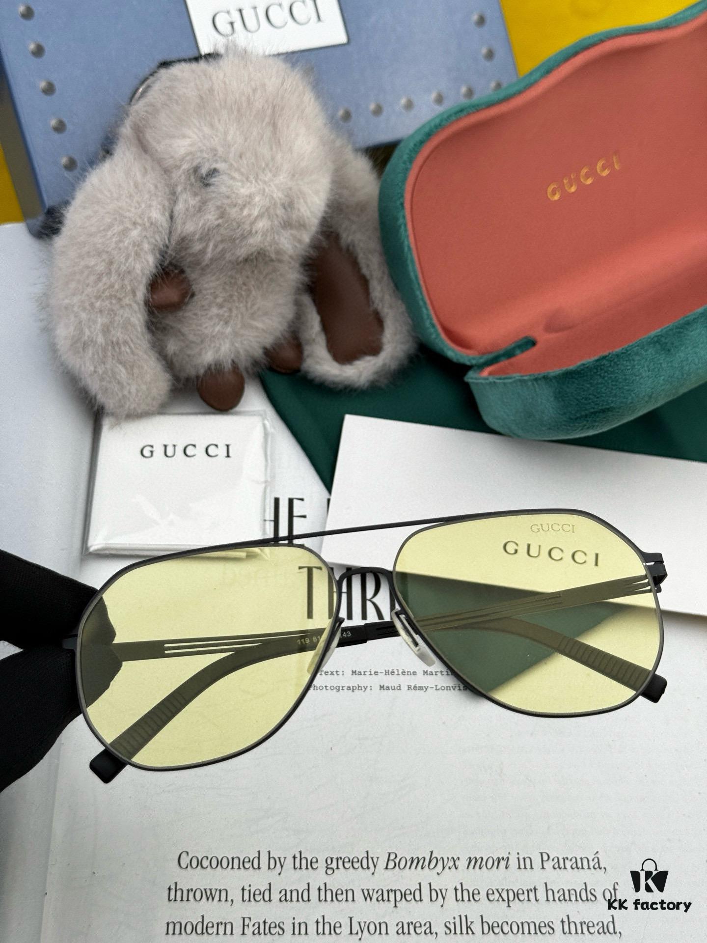 6931fd763a89a121ed54dbfe GUCCI 2025 New Unisex Polygonal Sunglasses G911, Electroplated Finish, Ultra-Lightweight and Highly Elastic Frame, Screw-Free Design, Unbreakable, High-Definition Nylon Lenses