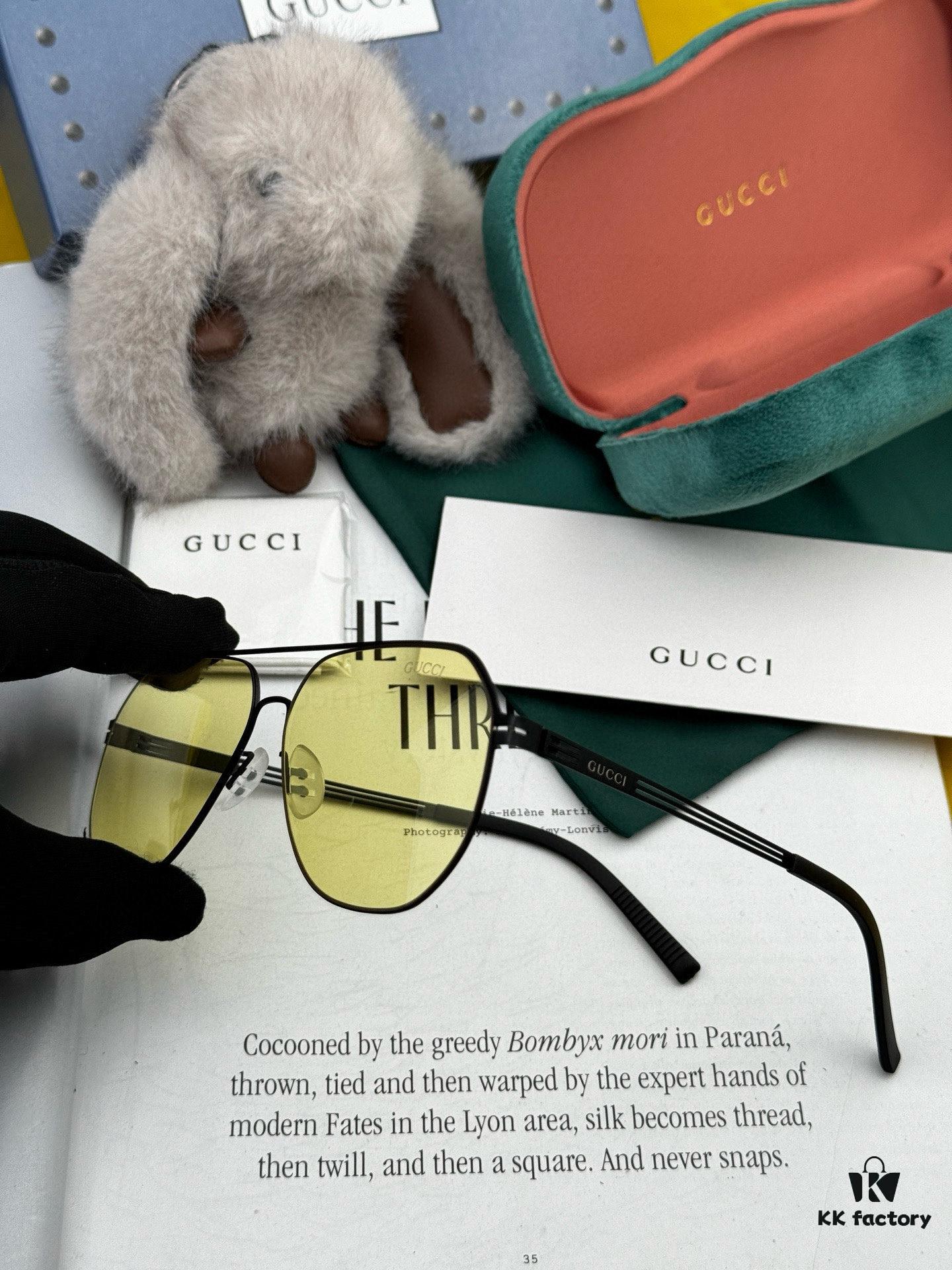 6931fd763a89a121ed54dc01 GUCCI 2025 New Unisex Polygonal Sunglasses G911, Electroplated Finish, Ultra-Lightweight and Highly Elastic Frame, Screw-Free Design, Unbreakable, High-Definition Nylon Lenses