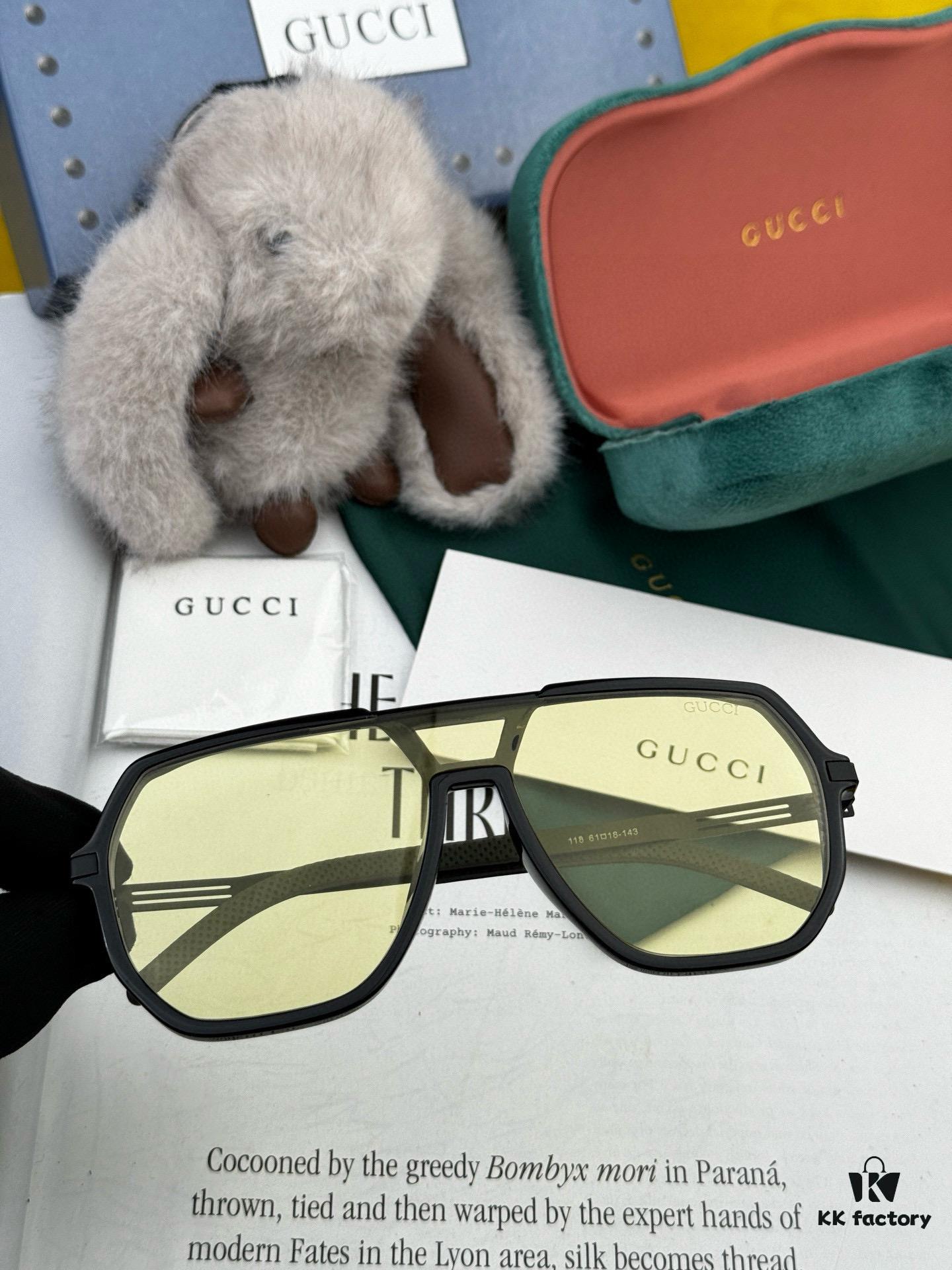 6931fd763a89a121ed54dc06 GUCCI 2025 New Unisex Polygonal Sunglasses G811, Electroplated Finish, Ultra-Lightweight and Highly Elastic Frame, Screw-Free Design, Unbreakable, High-Definition Nylon Lenses, Exquisite Craftsmanship, Original Materials, Stylish and Versatile