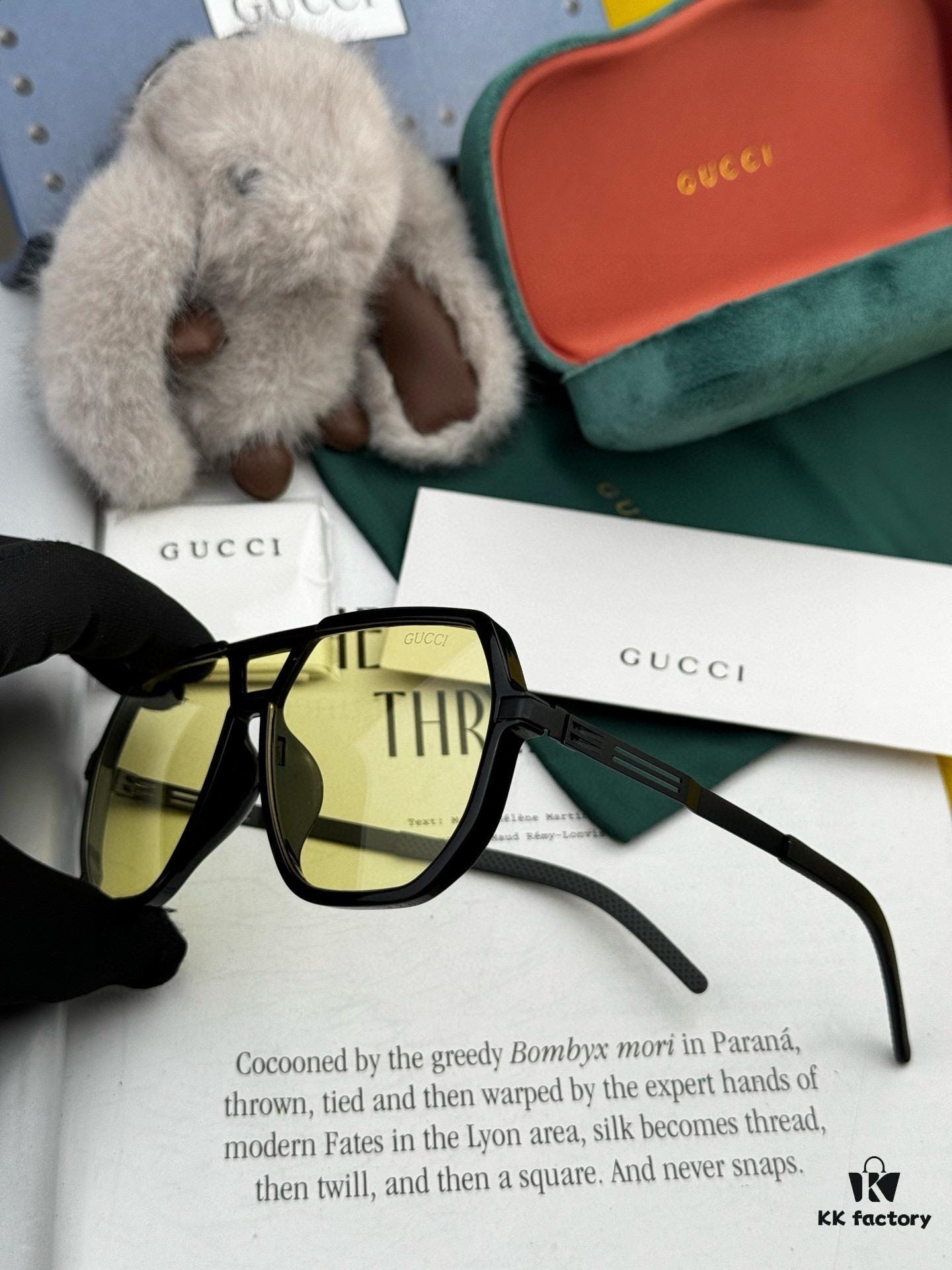 6931fd773a89a121ed54dc08 GUCCI 2025 New Unisex Polygonal Sunglasses G811, Electroplated Finish, Ultra-Lightweight and Highly Elastic Frame, Screw-Free Design, Unbreakable, High-Definition Nylon Lenses, Exquisite Craftsmanship, Original Materials, Stylish and Versatile