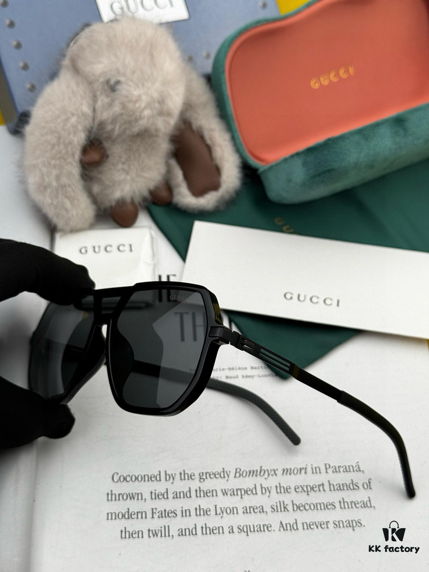 6931fd773a89a121ed54dc09 GUCCI 2025 New Unisex Polygonal Sunglasses G811, Electroplated Finish, Ultra-Lightweight and Highly Elastic Frame, Screw-Free Design, Unbreakable, High-Definition Nylon Lenses, Exquisite Craftsmanship, Original Materials, Stylish and Versatile