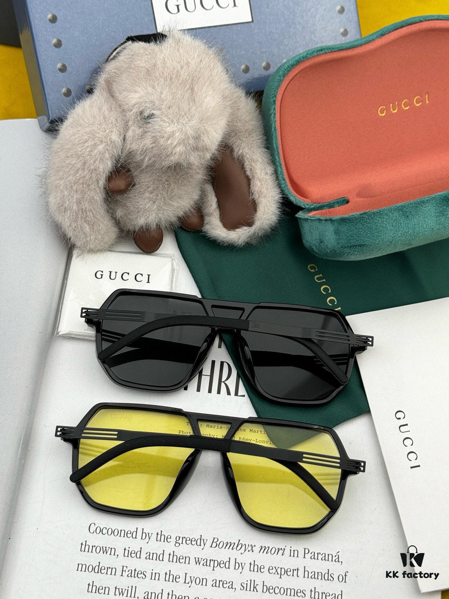 6931fd773a89a121ed54dc0b GUCCI 2025 New Unisex Polygonal Sunglasses G811, Electroplated Finish, Ultra-Lightweight and Highly Elastic Frame, Screw-Free Design, Unbreakable, High-Definition Nylon Lenses, Exquisite Craftsmanship, Original Materials, Stylish and Versatile
