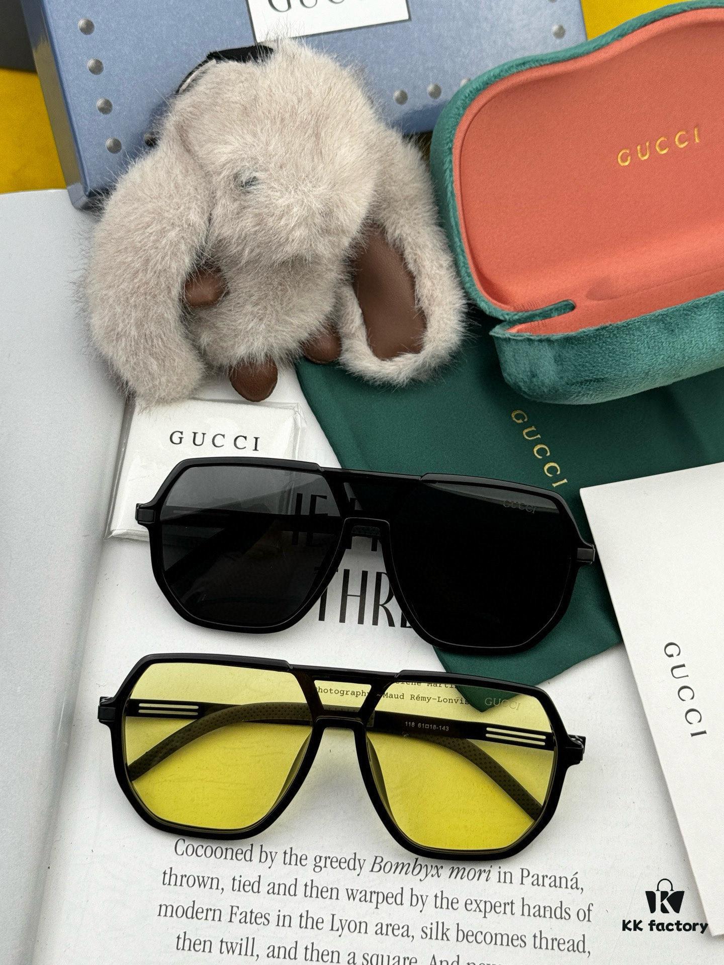 6931fd773a89a121ed54dc0c GUCCI 2025 New Unisex Polygonal Sunglasses G811, Electroplated Finish, Ultra-Lightweight and Highly Elastic Frame, Screw-Free Design, Unbreakable, High-Definition Nylon Lenses, Exquisite Craftsmanship, Original Materials, Stylish and Versatile